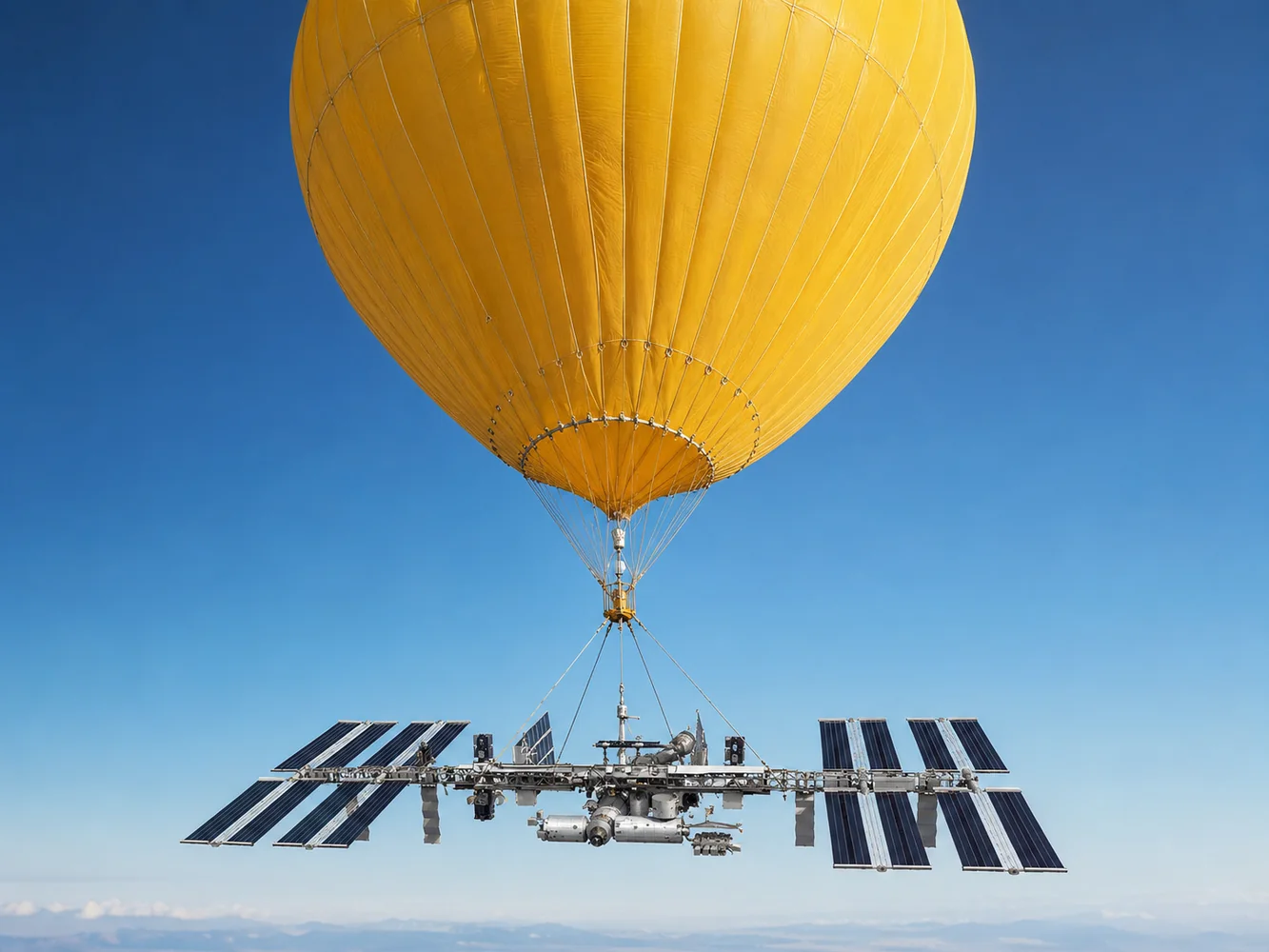 Platformă de observație ridicată cu balon aerostatic
